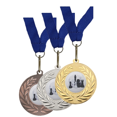 Chess Domed Medal Kit (E900025x)